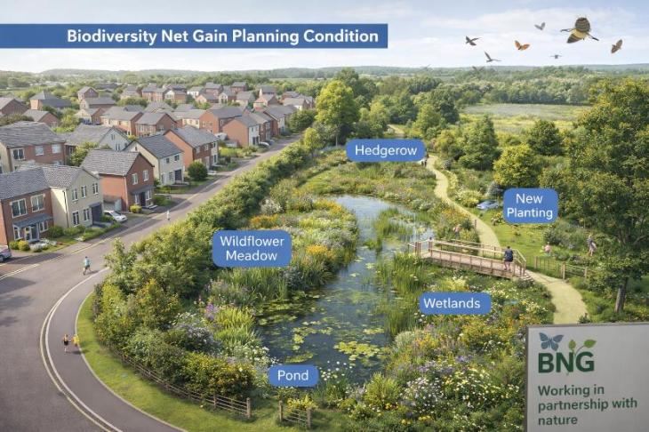 Biodiversity Net Gain Planning Condition in Greater Manchester 